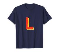 Youth Personalised L Kid Names Layla Lily Levi Leo Initial T-Shirt