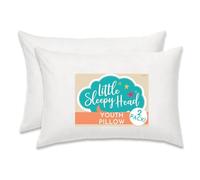 Youth Pillow - 16 X 22 - Soft & Hypoallergenic - Kids Sleeping Pillow - Toddler Bed Pillow - Perfect Size - Backed by Our Love The Fluff Guarantee (2 Pack)