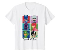 Youth PJ Masks Iconic Character Group Panels T-Shirt