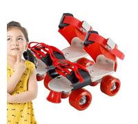 Youth Quad Glide Trainers - Four Caster System, Sneaker Attachment, Tool Free Fit | Detachable Motion Runners Suited Teens Starters, Ideal At Playgrounds Driveways Travel Fun