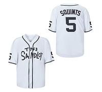 Youth Sandlot #5 Michael Squints Fashion Kids Movie Baseball Jersey Stitched, White, S