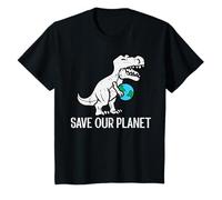 Youth Save Our Planet Trex Earth Day Dinosaur Boys Kids Toddlers T-Shirt