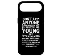 Youth Scripture Faith Bible Verse 1 Timothy 4:12 Empowering Case for iPhone Air