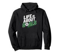 Youth Soccer Coach Goals Life Philosophy Humor Funny Pullover Hoodie