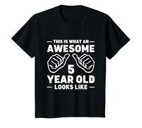 Youth This is What an Awesome 5 Year Old Looks Like T-Shirt