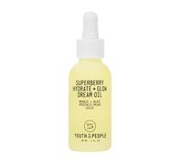 Youth To The People Superberry Hydrate + Glow Facial Oil - Flash-Absorbing Vegan Oil with Acai, Maqui, Prickly Pear + Goji for Skin Glow, Visibly Softening Fine Lines + Wrinkles - Clean Beauty (1oz)