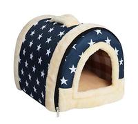 Youth Union Pet House Small Dog Bed Washable Non-Slip Outdoor＆Indoor Portable Soft Warm Cat Beds/Rabbit Nest/Dog Kennel Suitable for Autumn and Winter (L, Color 5)