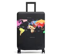 Youth Union Suitcase Covers Protective Case Map Travel Luggage Cover Washable Elastic Cover for Baggage Fits 18-32 Inches Luggage for Business Trip Daily Using