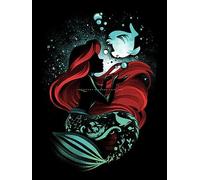 Youtheart Diamond Painting Ariel Diamond Art Mermaid, 5D Full Drill Cross Stitch Embroidery Kits, DIY Wall Décor