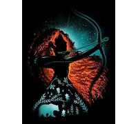 Youtheart Diamond Painting Merida Diamond Art, 5D Full Drill Cross Stitch Embroidery Kits, DIY Wall Décor