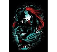 Youtheart Diamond Painting Prince and Princess Diamond Art Little Mermaid, 5D Full Drill Cross Stitch Embroidery Kits