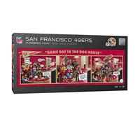 YouTheFan 2506296 San Francisco 49ers Game Day in The Dog House-1000pc Puzzle, Team Colors, One Size