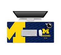 YouTheFan Michigan Wolverines Logo Series Desk Pad