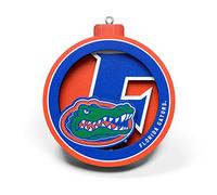 YouTheFan NCAA Florida Gators 3D Logo Series Ornament