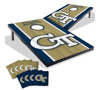 YouTheFan NCAA Georgia Tech Yellow Jackets 2' x 3' Portable Cornhole Game with Logo Bags