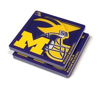 YouTheFan NCAA Michigan Wolverines Logo Series Coaster