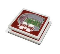 YouTheFan NCAA Mississippi State Bulldogs 3D StadiumView Coasters - Davis Wade Stadium at Scott Field
