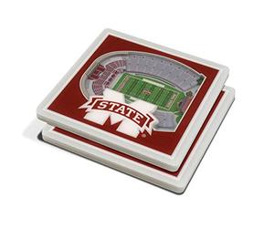 YouTheFan NCAA Mississippi State Bulldogs 3D StadiumView Coasters - Davis Wade Stadium at Scott Field