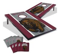 YouTheFan NCAA Montana Grizzlies 2' x 3' Portable Cornhole Game with Logo Bags