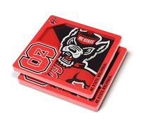 YouTheFan NCAA NC State Wolfpack Logo Series Coaster