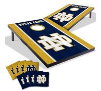 YouTheFan NCAA Notre Dame Fighting Irish 2' x 3' Portable Cornhole Game with Logo Bags