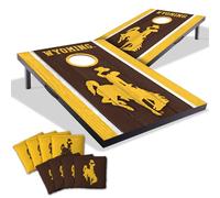 YouTheFan NCAA Wyoming Cowboys 2' x 3' Portable Cornhole Game with Logo Bags