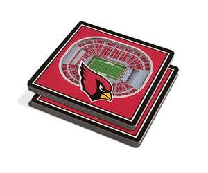 YouTheFan NFL Arizona Cardinals 3D StadiumView Coasters - State Farm Stadium