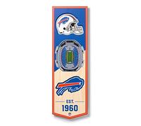 YouTheFan NFL Buffalo Bills 3D Stadium 6x19 Banner - New Era Field