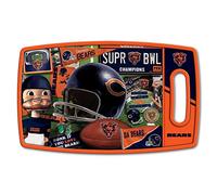 YouTheFan NFL Chicago Bears Retro Series Cutting Board, Medium