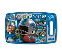 YouTheFan NFL Detroit Lions Retro Series Cutting Board