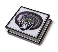 YouTheFan NFL Las Vegas Raiders 3D StadiumView Coasters - Allegiant Stadium