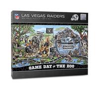 YouTheFan NFL Las Vegas Raiders Game Day At The Zoo 500pc Puzzle