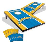YouTheFan NFL Los Angeles Chargers 2' x 3' Portable Cornhole Game with Logo Bags