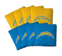YouTheFan NFL Los Angeles Chargers Set of 8 Cornhole Bags