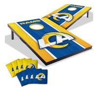 YouTheFan NFL Los Angeles Rams 2' x 3' Portable Cornhole Game with Logo Bags