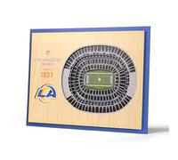 YouTheFan NFL Los Angeles Rams 5-Layer StadiumView Wall Art