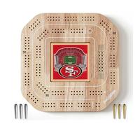 YouTheFan NFL Minnesota Vikings Licensed Fan Cribbage Wood Board Game