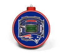 YouTheFan NFL New England Patriots 3D StadiumView Ornament - Gillette Stadium