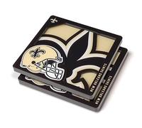 YouTheFan NFL New Orleans Saints Logo Series Coaster