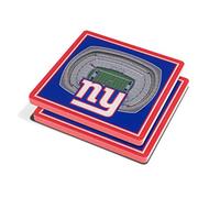 YouTheFan NFL New York Giants 3D StadiumView Coasters - MetLife Stadium