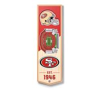 YouTheFan NFL San Francisco 49ers 3D Stadium 6x19 Banner - Levi's Stadium
