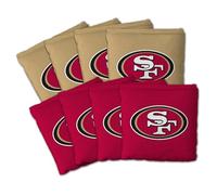 YouTheFan NFL San Francisco 49ers Cornhole Bags 8PK