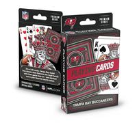 YouTheFan NFL Tampa Bay Buccaneers Officially-Licensed Playing Cards - Original Artwork on All face Cards and Jokers - Team’s Official Colors - Quality Linen Texture - Designed in the USA