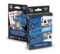 YouTheFan NFL Tennessee Titans Officially-Licensed Playing Cards - Original Artwork on All face Cards and Jokers - Team’s Official Colors - Quality Linen Texture - Designed in The USA