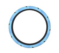 Youthful Dark Eagle Print Universal Fit Steering Wheel Sleeve, Anti Slip Breathable Car Grip, Easy Install 15in/38cm Cover