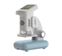 Youthful Exploration Compact Kids Digital Microscope Featuring Clear Images on a Bright LCD Screen and Flexible Zoom Capabilities (Blue)