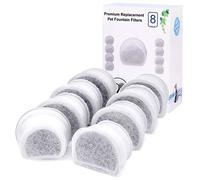YOUTHINK Carbon Replacement Filters, Ceramic Filters for Fountains Pet Replacement Petsafe Filters Compatible for PetSafe Drinkwell,Avalon, Pagoda, Seascape, Sedona and 2 Gallon Pet Fountains