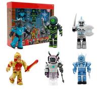 YouthLoxus 6Pcs Roblx Figures, Roblx Toys with Exquisite Packaging, Virtual World Building Block Figures, 7cm Plastic Collectible Toy Figures for Stop Motion Animation, Storytelling and Display
