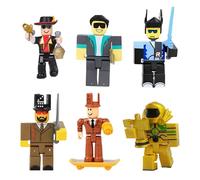 YouthLoxus 6Pcs Toy Dolls Compatible With Action Figures, Mini Toy Figures for Stop Motion Animation, Creative Storytelling & Display | Pixel-Style Building Game Inspired Figures for Hobbyists