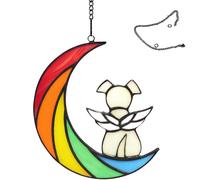 YouthLoxus Dog Memorial Gifts, Pet Bereavement Gifts, Rainbow Bridge Pet Loss Gifts, Loss of a Dog Gift, Dog Remembrance Gifts, Dog Memorial Plaque, Not Easily Faded, Not Made of Glass